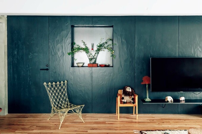 大好きなアンティーク家具が映える空間