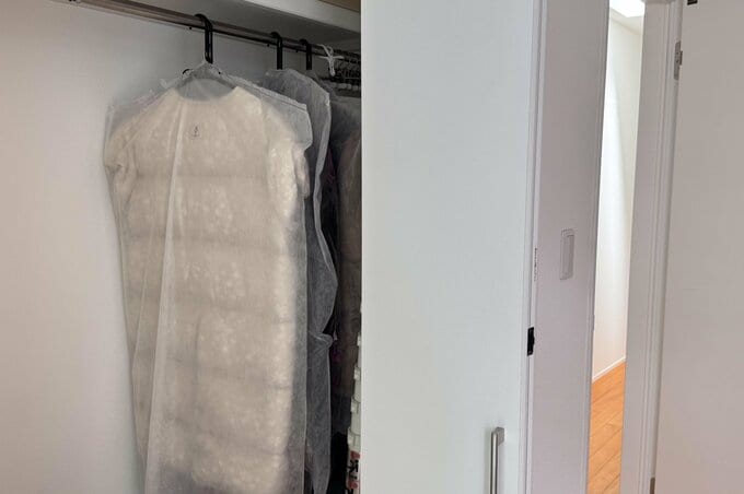 クリーニングした服