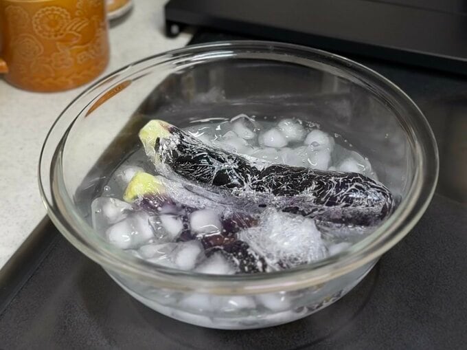 なすのバンバンジー調理工程1