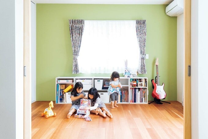 遊びにきていた子どもたち