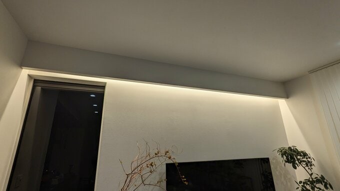 テレビの間接照明