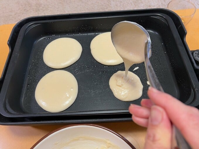 無印良品の米粉パンケーキ