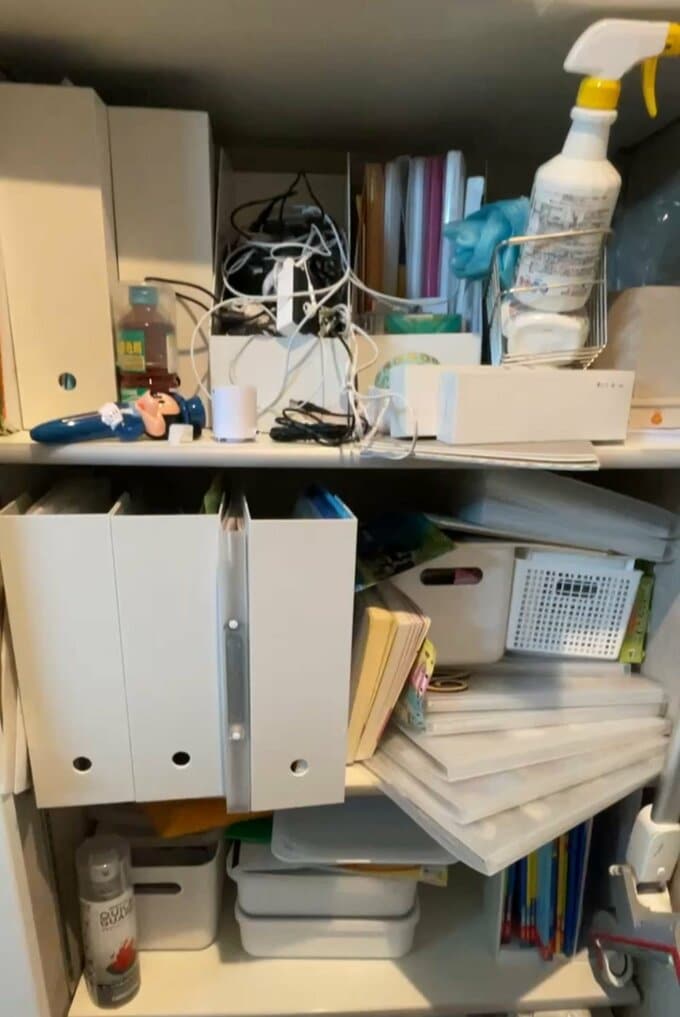 もるさん大量の収納ケース