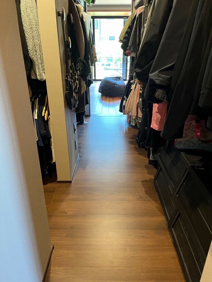 ウォークスルークローゼット
