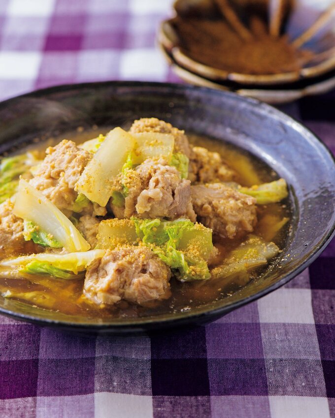 豚こまと白菜のスープ煮