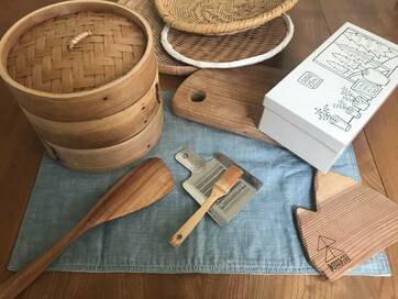 竹のざる、はけ、鍋。私の台所時間に欠かせない道具＜暮らしっく＞