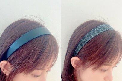 アラフォーが2色買いした「GU」590円ヘアアクセが優秀。気になる白髪隠しにも便利