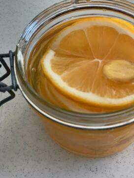 お手軽自家製ジンジャーはちみつレモン。料理にも使える！