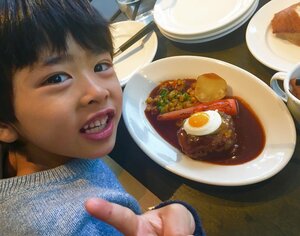 ハーフサイズがあり、こどもにぴったり