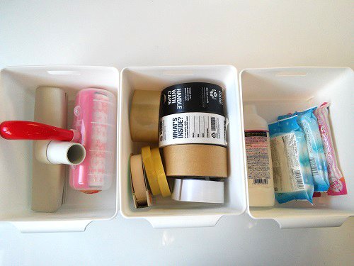 セリアの「ラッセバスケット」