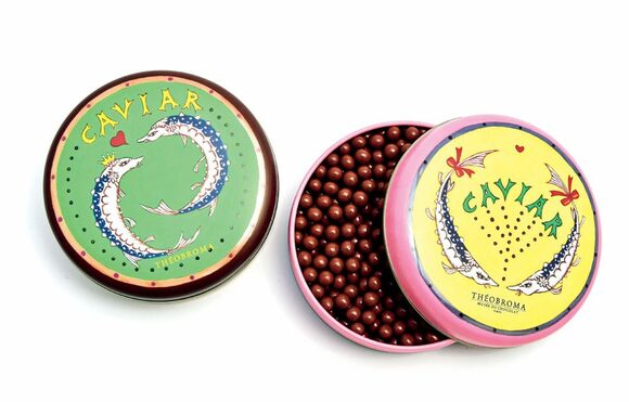 キャビアに見えるチョコ