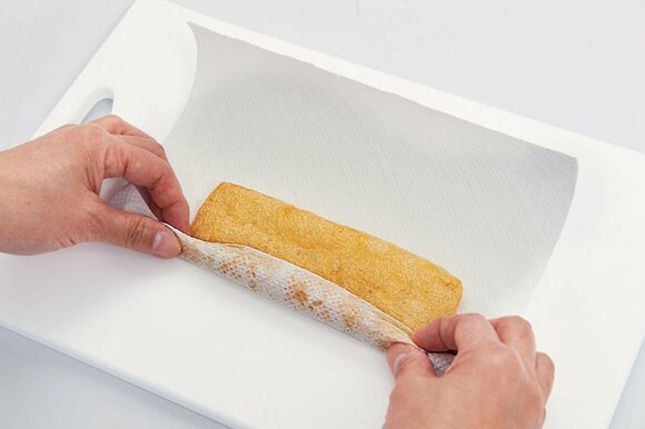 ペーパータオルで包む