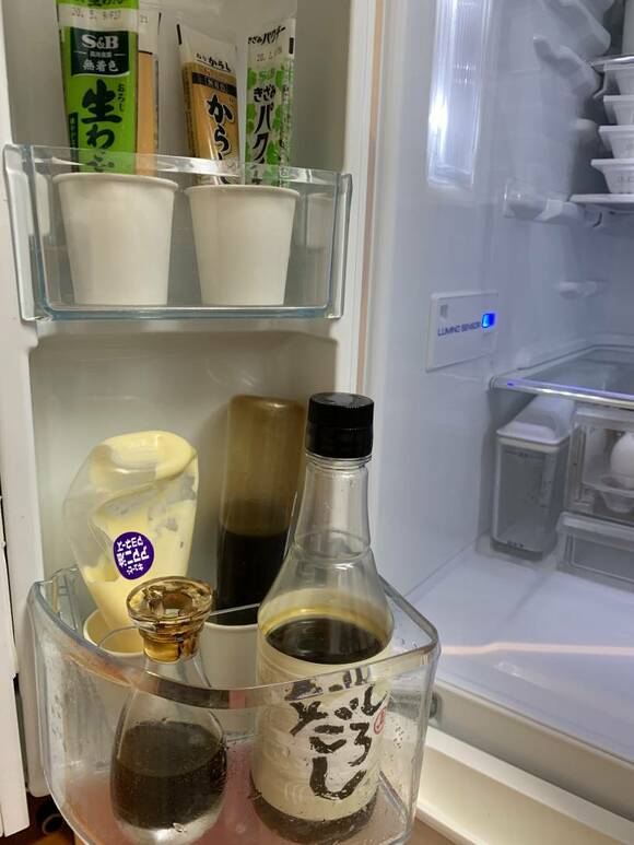 冷蔵庫のドアポケット