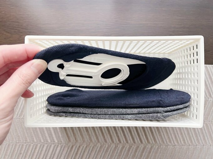 乾いたらそのまま収納ボックスへ