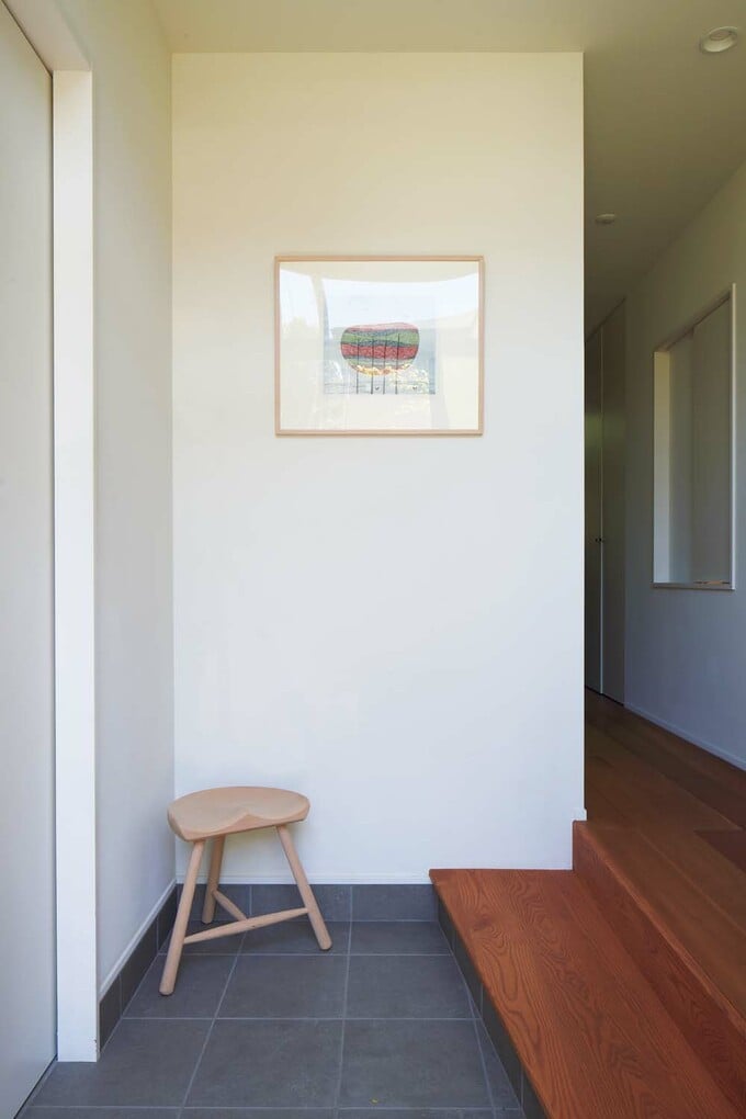 シューズクローゼットを備えた玄関