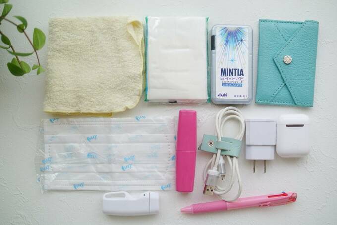 以下の荷物を持って行きたいです