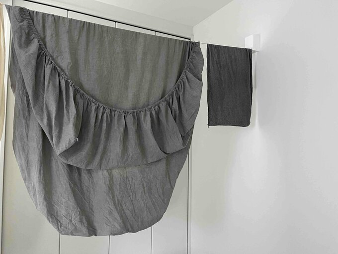 2階のワイヤー干し