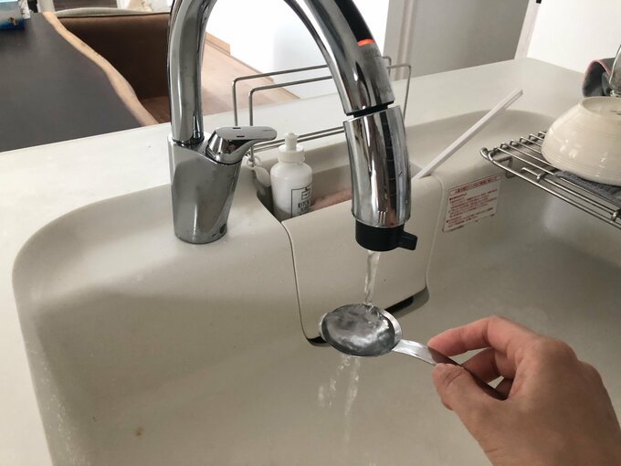 弱い水圧調整が難しいタッチレス水栓