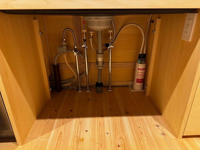 シンク下の修理しやすい工夫