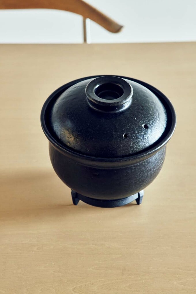 有田焼の「ご飯土鍋」の3合炊き