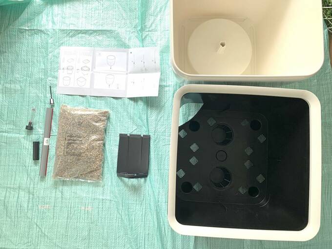 四角いプランター中身