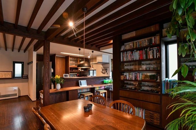 レトロ喫茶のようなLDK