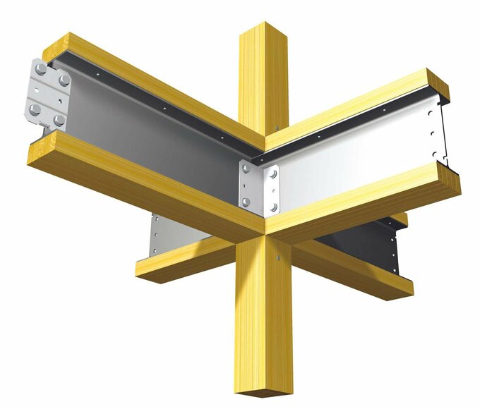 木と鉄の複合梁「テクノビーム」