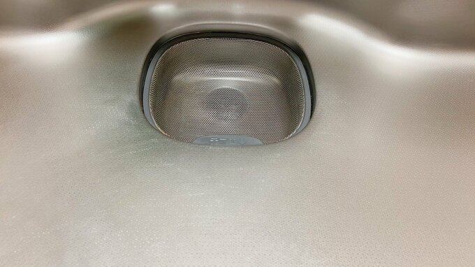 排水口のアップ写真