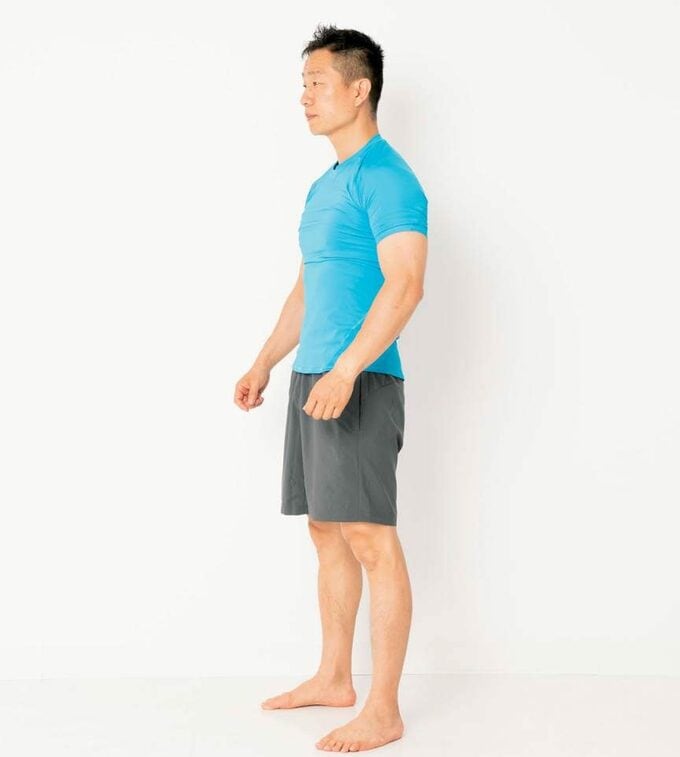 元の姿勢にもどる