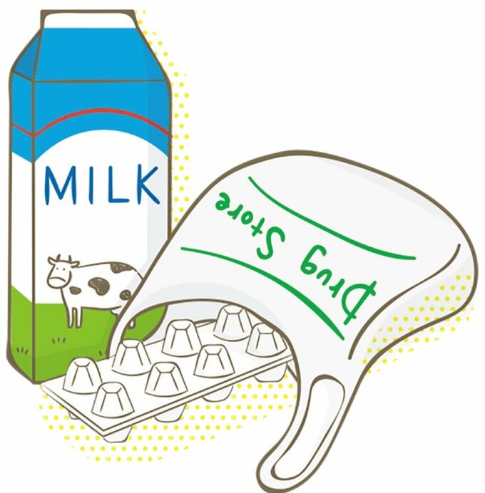 食料品のイラスト