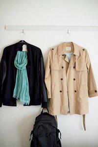 すぐしまえないものや作業待ちのものには、一時置きをつくる