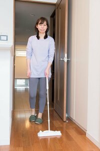 簡単な朝の掃除が完了です