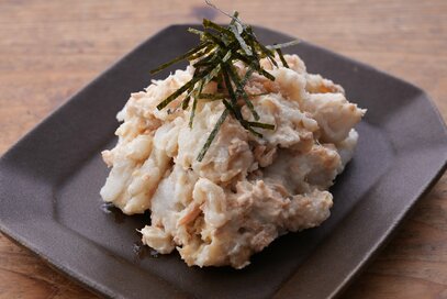 サトイモの皮むきを簡単にする裏ワザで。ねっとり食感の和風サラダレシピ