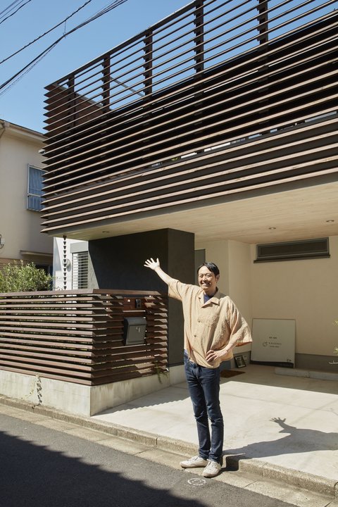 新井さん宅の外観