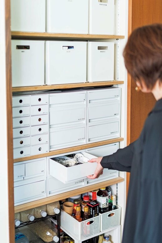 キッチンの背面収納