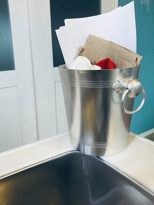 捨てる書類やボロ布