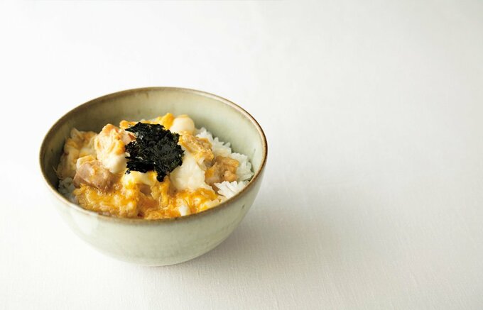 鶏モモの卵とじ丼