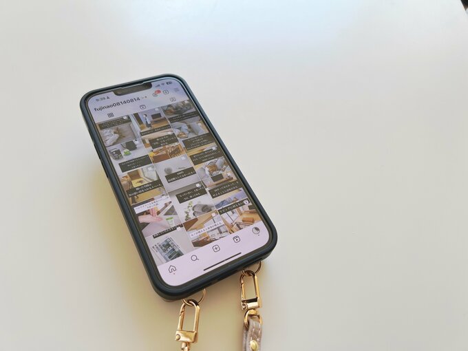 インスタグラムの画面