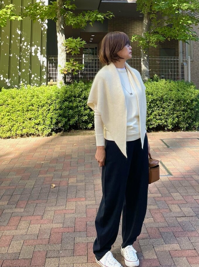 河村さんストールコーデ3