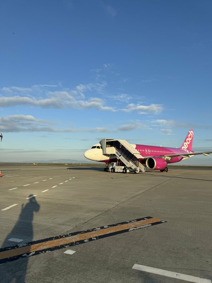 飛行機　LCC Peach　