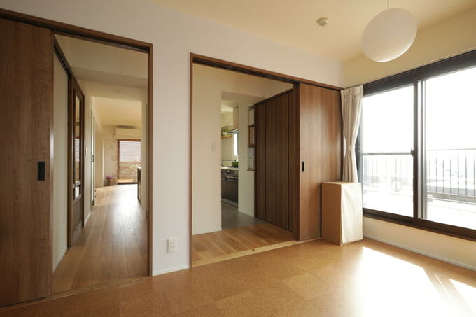 リノベーションで快適になった寝室