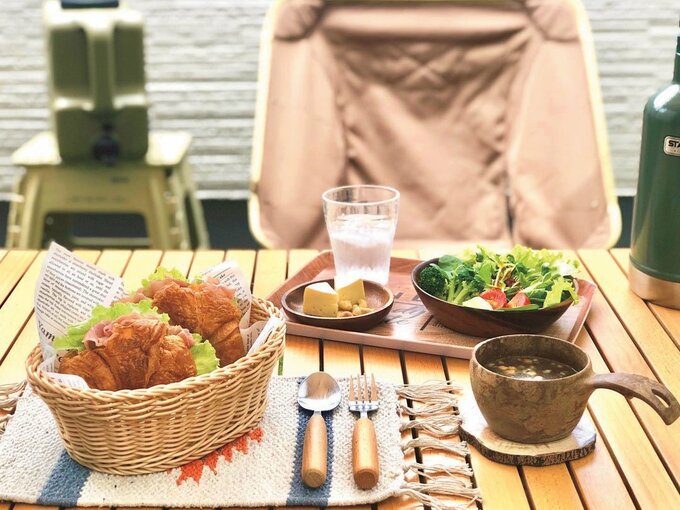 アウトドア食事