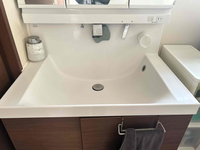 キレイな洗面台