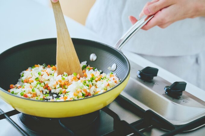 野菜とフライパン