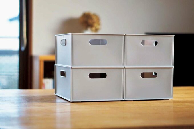 取っ手付き白角ありボックス