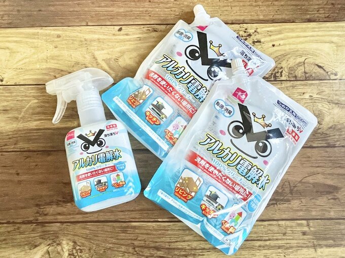 「アルカリ電解水クリーナー詰替え落ち落ちV(500ml)」 ¥110