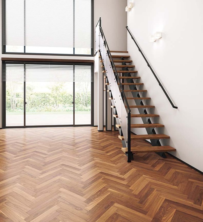 永大産業「ツキ板化粧階段 銘樹」