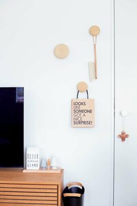 フックで吊るす