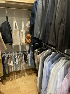 クローゼットのなか