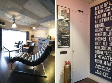 【マンションリノベ事例】要望はヴィンテージ家具が似合う家！玄関ホールはまるでギャラリー